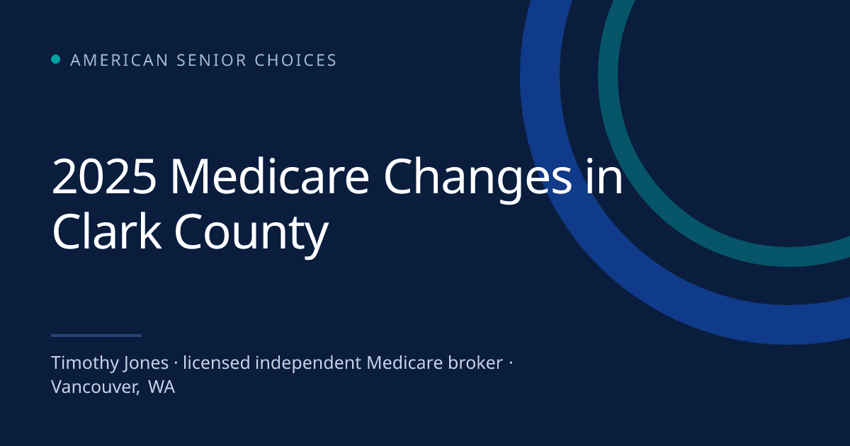 2025 Medicare Changes in Clark County - Medicare blog post image