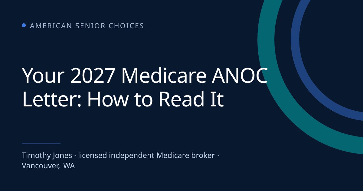 Your 2027 Medicare ANOC Letter: How to Read It - Medicare blog post image