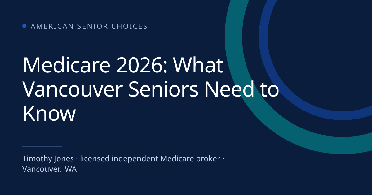 Medicare 2026: What Vancouver Seniors Need to Know - Medicare blog post image