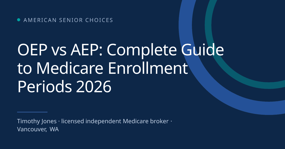 OEP vs AEP: Complete Guide to Medicare Enrollment Periods 2026 - Medicare blog post image